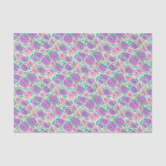 Beachy Boho Print Tissue Paper (Front)