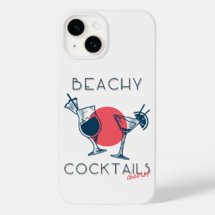 Beachy Cocktails Cheers Party Art Case-Mate iPhone 14 Case