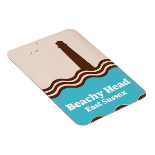Beachy head East Sussex travel poster Magnet
