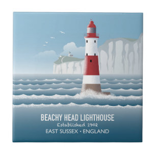 Beachy Head Lighthouse Ceramic Tile