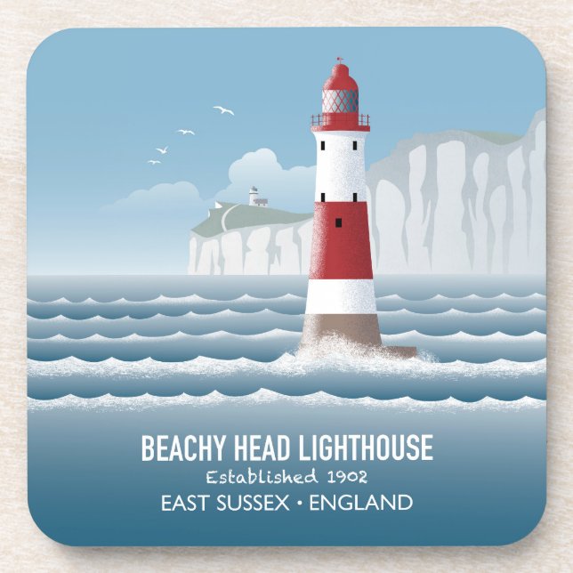 Beachy Head Lighthouse Coaster (Front)