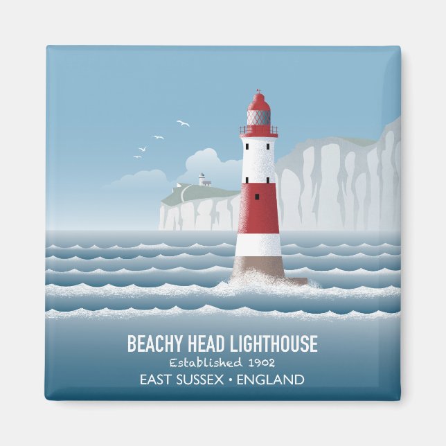 Beachy Head Lighthouse Magnet (Front)