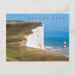 Beachy Head view postcard