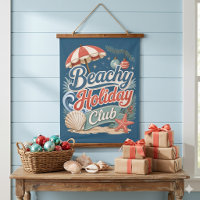 Beachy Holiday Club Retro Coastal Christmas