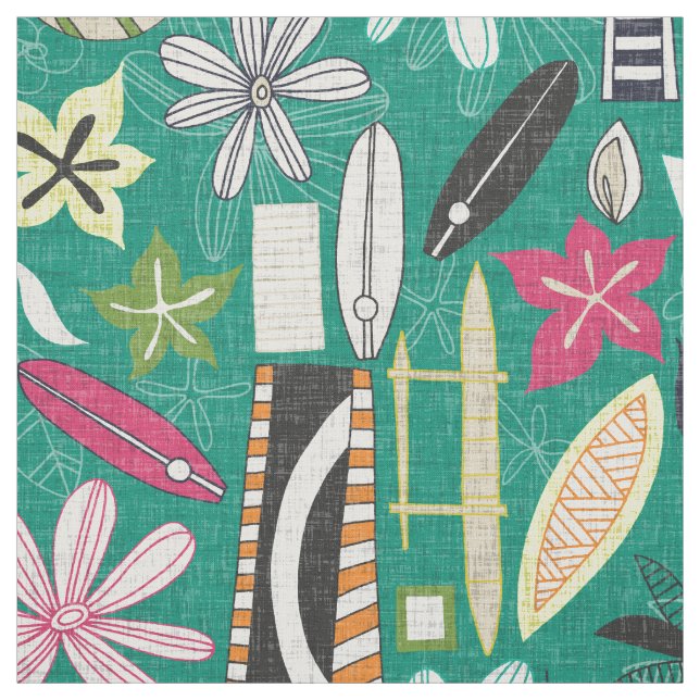 beachy jade fabric (Swatch)