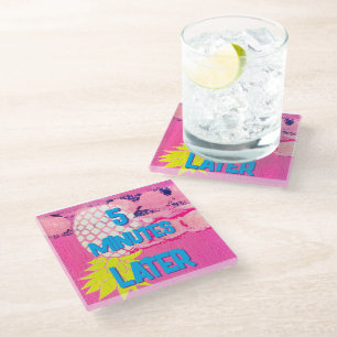 Beachy pineapple coasters