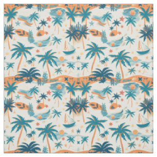 Beachy Summer Vacation Fabric
