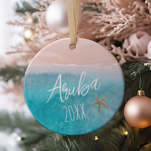 Beachy Travel Ornament