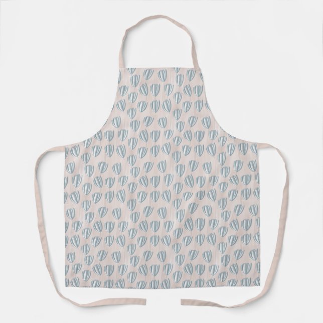 Beachy Tulips Floral Apron (Front)
