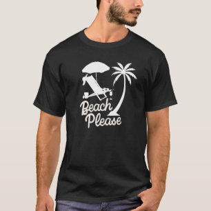 Beachy Vacation Palm Tree Women's Summer T-Shirt