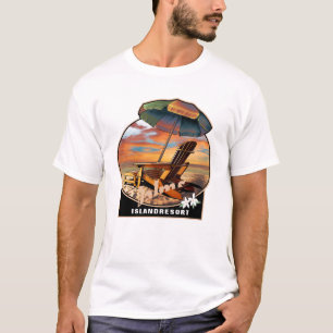 Beachy Vibes Tee, Retro Summer Time , Sunset Tshir T-Shirt