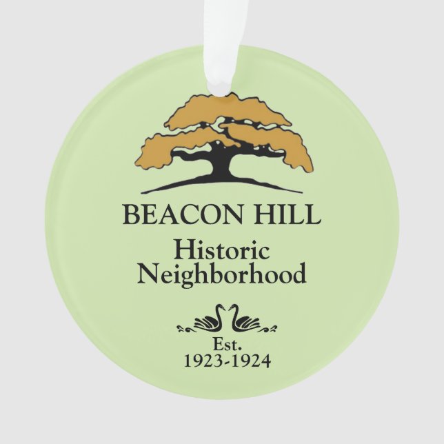 Beacon Hill Acrylic Ornament (Front)