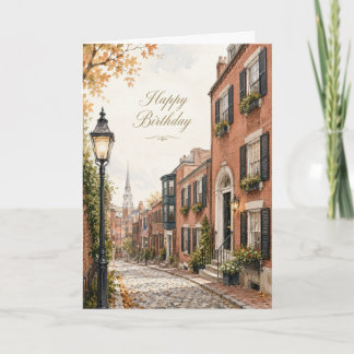 Beacon Hill Birthday Brownstone Birthday Card