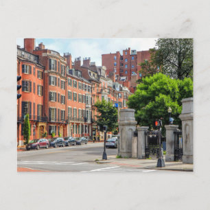 Beacon Hill Boston Massachusetts Postcard