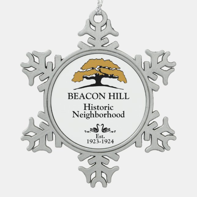 Beacon Hill Snowflake Ornament (Front)