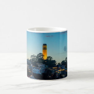 Beacon Over the Bay Coffee Mug