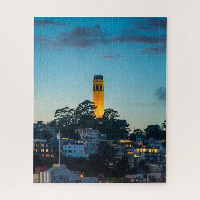 Beacon Over the Bay Jigsaw Puzzle (Vertical)