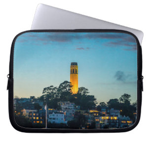  Beacon Over the Bay Laptop Sleeve