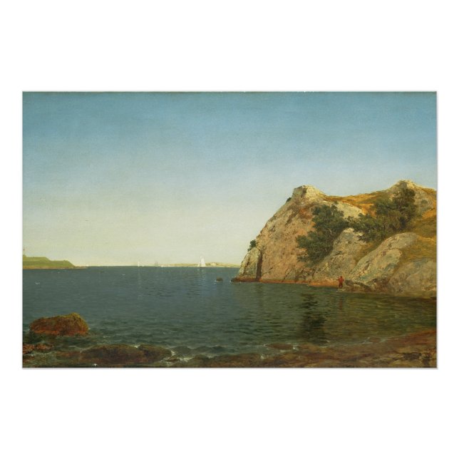 Beacon Rock, Newport Harbour, 1857 Poster (Front)