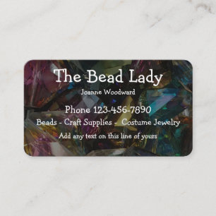 Bead & Crafting Theme Business Card