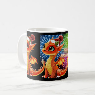Bead Dragon for Merry Christmas  Coffee Mug