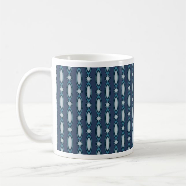 Beaded Curtain Blurple MUG (Left)