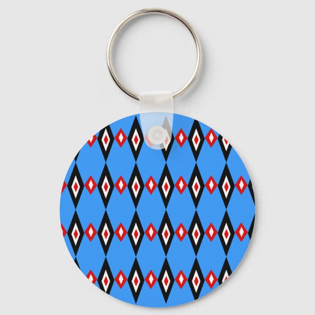 Beaded Diamonds Key Ring (Front)