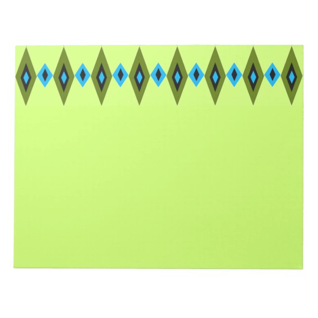 Beaded Diamonds Notepad (Front)