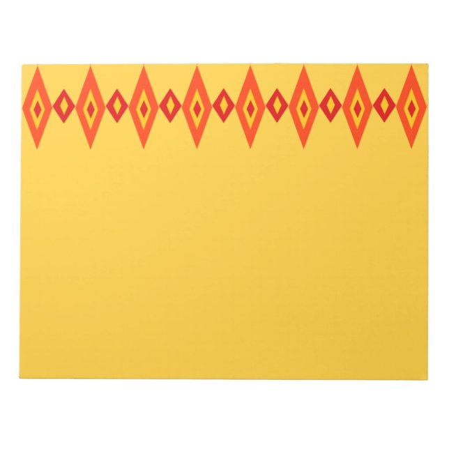 Beaded Diamonds Notepad (Front)