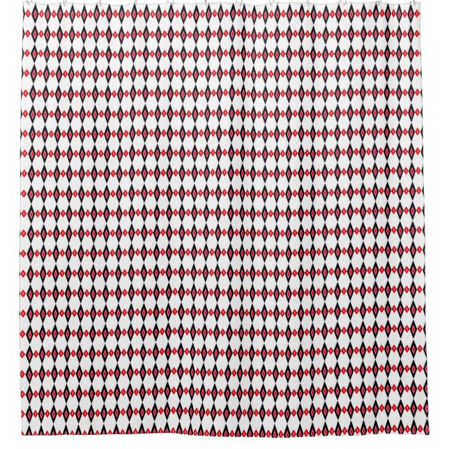 Beaded Diamonds Shower Curtain (Front)