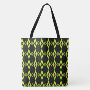 Beaded Diamonds Tote Bag