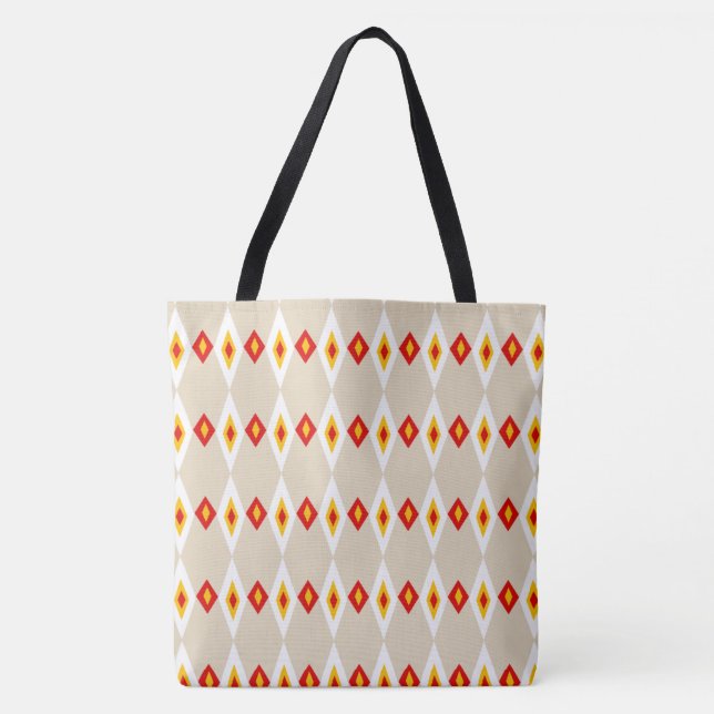 Beaded Diamonds Tote Bag (Front)