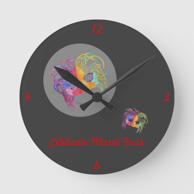 Beaded Mask - Round Clock (Front)