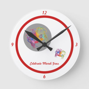 Beaded Mask - Round Clock