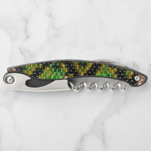 Beaded Snake Skin Corkscrew