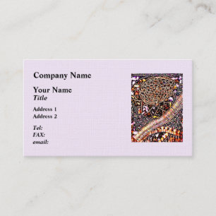 Beaded Victorian Purse Business Card
