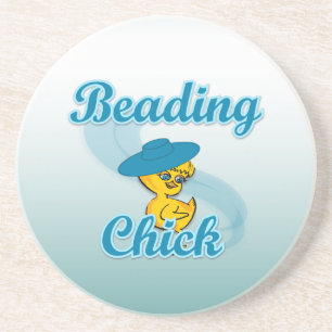 Beading Chick #3 Coaster