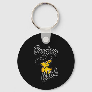 Beading Chick #4 Key Ring