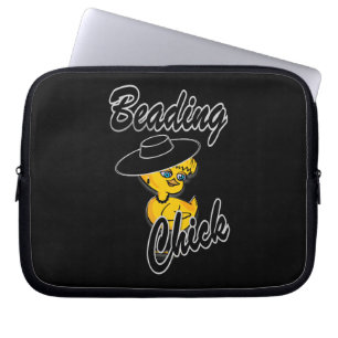 Beading Chick #4 Laptop Sleeve