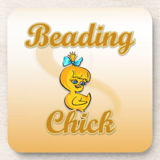 Beading Chick Coaster (Front)