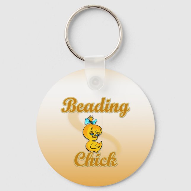 Beading Chick Key Ring (Front)