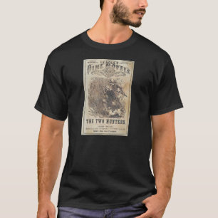 Beadles Dime Novels - The Two Hunters T-Shirt