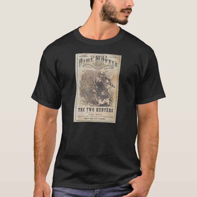 Beadles Dime Novels - The Two Hunters T-Shirt (Front)