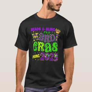 Beads And Bling It's A Mardi Gras Thing 2023 Carni T-Shirt