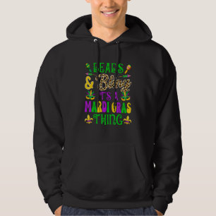 Beads & Bling Its A Mardi Gras Thing Carnivals Par Hoodie
