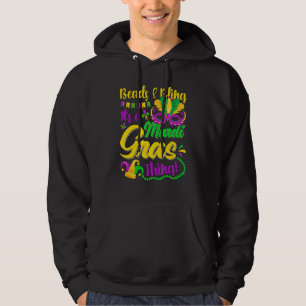 Beads & Bling It's A Mardi Gras Thing Funny Men Wo Hoodie