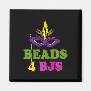 Beads For Bjs Dirty Mardi Gras Magnet