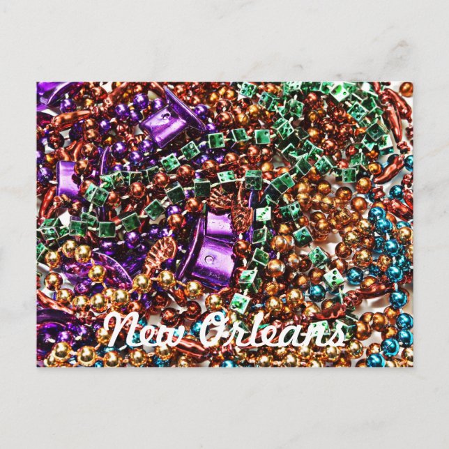 Beads, New Orleans Postcard (Front)