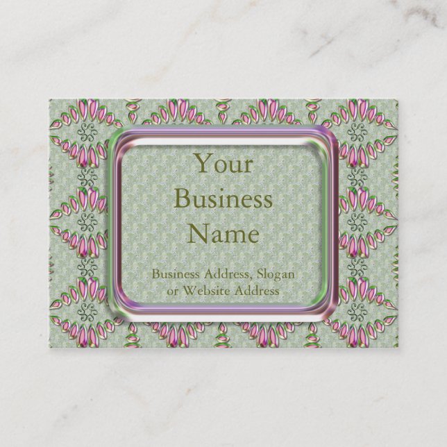 Beads & Satin Business Card (Front)