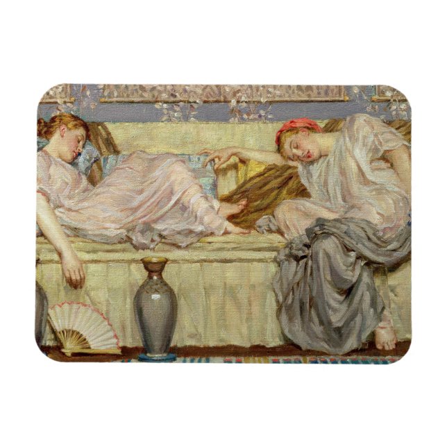 Beads (study), c.1875 (oil on canvas) magnet (Horizontal)